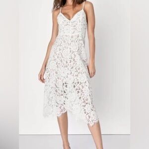 lulus white check dress